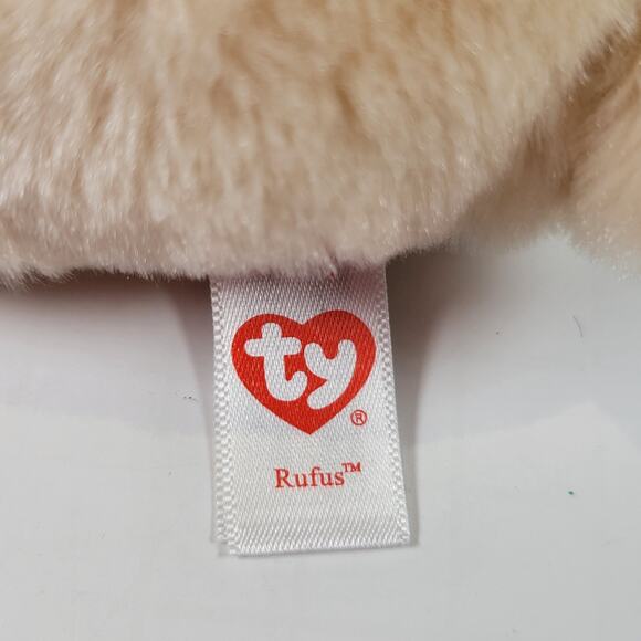 Ty Beanie Boo Rufus Pug Dog Plush Toy Original 7" Stuffed Animal Beanie Babies - Picture 8 of 11